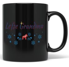 PixiDoodle Scandinavian Norwegian Lefse Grandma Coffee Mug (11 oz, Black) - £20.70 GBP+