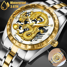 Waterproof Men Watch Luminous Stainless Steel Quartz Classic Business Wristwatch - £24.77 GBP