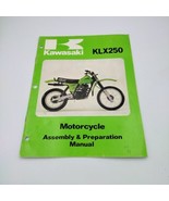 OEM Kawasaki 1979 KLX250-A1 Assembly And Preparation Manual 99931-1040-01 - $34.99