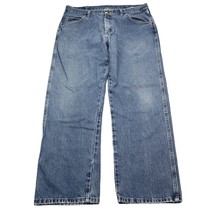Wrangler Jeans Mens 36 x 29 Blue Pant Straight Western Denim Casual Comfort Work - £19.38 GBP