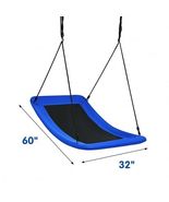 700lb Giant 60 Inch Platform Tree Swing for Kids and Adults-Blue - Color... - $139.49