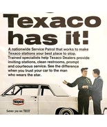 1965 Texaco Gas Oil Service Patrol Advertisement Gasoline Stations HM2R - $42.12 CAD
