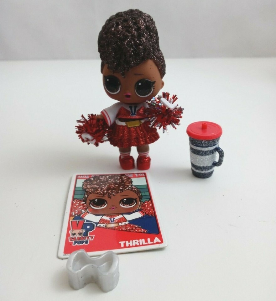 LOL Surprise Doll ALL STAR BBs Cheer Squad THRILLA Glitter Cheerleader C... - $24.74