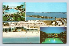 Multi View Happy Dolphin Inn St Petersburg Florida FL UNP Chrome Postcard H17 - £4.63 GBP