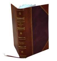 observations on military law and the constitution and practice o [Leather Bound] - £68.70 GBP