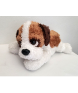 Aurora Puppy Dog Plush Stuffed Animal Brown White Tan Sad Eyes - £27.16 GBP