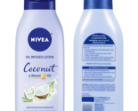 NEW Lot of 2 Nivea Oil Infused Scented Body Lotion Coconut &amp; Monoi 16.9 ... - £8.61 GBP