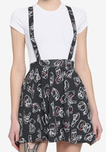 Goth Emo Gloomy Bear Suspender Skirt S - £31.23 GBP