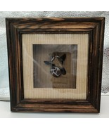 Vintage 7&quot; Ceramic Giraffe Head - 7&quot; Square Wooden Shadow Box Frame - $186.10 MXN