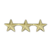 Rank-US Army General Star B3 Hat or Lapel Pin - £8.68 GBP