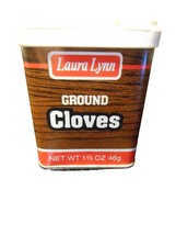 Vintage Laura Lynn Ground Cloves Spice Tin Estate Find - $368.20 MXN