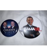 Obama 2 President political buttons 2008 Biden - $178.97 MXN