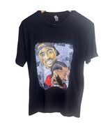 Tupac 2Pac Nipsey Hussle Black Graphic T-Shirt Men&#39;s L Hip Hop Rap Music - $14.99
