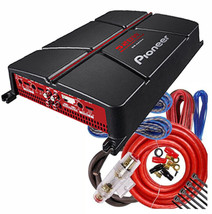 Pioneer GM-A4704 Class AB 4-Ch 520w MAX Power Bridgeable Amplifier+ 4 CH Amp Kit - £201.42 GBP