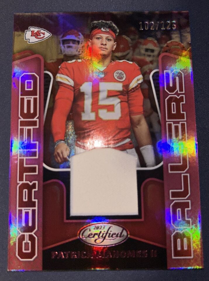 2023 Panini Certified Football Patrick Mahomes Certified Baller Patch Re... - $59.39