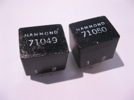 Signal Transformers Hammond 71049 71050 PCB Mount Potted - Used Pulls Qty 2 - £15.09 GBP