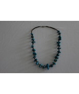VINTAGE NAVAJO HEISHI NUGGET TURQUOISE NECKLACE 16&quot;L - $380.00