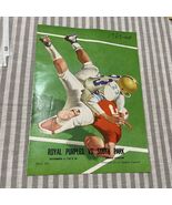 Vtg Football Program Beaumont TX 1959 high school Royal Purples South Park - $490.29 MXN