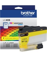Genuine Brother Lc406Y Standard Yield Yellow Inkvestment Tank Ink Cartri... - £29.01 GBP