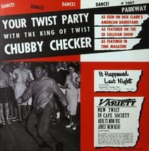 Chubby Checker - Your Twist Party (Album Cover Art) - Framed Print - 16&quot; x 16&quot; - £39.89 GBP