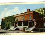 Hotel Cyr Postcard St Leonard New Brunswick Canada 1947 - £6.30 GBP