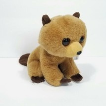 Ty Beanie Boos Richey 6&quot; Beaver Groundhog Plush Stuffed Animal Soft 10&quot; ... - $16.82