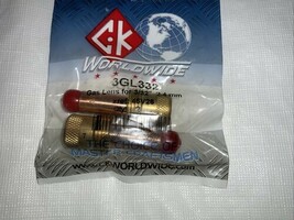 CK 3GL332 Gas Lens Large Diameter 3/32&quot; 2.4 mm xref: 45V26 2 pack - $367.02 MXN