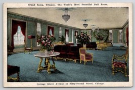 Chicago IL Trianon Ball Room Grand Salon Cottage Grove Ave Postcard E26 - $6.95