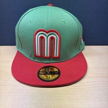 Mexico World Baseball Classic New Era Flag 59Fifty Fitted Cap Hat 7 1/8 - €29,67 EUR