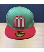 Mexico World Baseball Classic New Era Flag 59Fifty Fitted Cap Hat 7 1/8 - $34.65