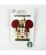 NEW Disney Parks Starbucks Sleeping Beauty Castle Glitter Mickey Mouse T... - $30.15 CAD
