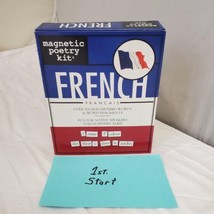 French Language Magnetic Poetry Kit In Tin Box 500 Words to Learn &amp; Teach French - £3.95 GBP