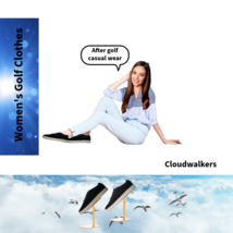 Women&#39;s Golf Clothes Cloudwalker Shoes/ Sz 9.5W - $39.99