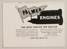 1949 Print Ad Palmer Bros. Engine Corp. Marine Motors Cos Cob,CT - £6.14 GBP