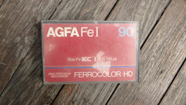 Vintage Agfa FeI Ferrocolor HD 90 Audio Cassette Tape Made In Germany - $4.46
