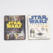 Star Wars Episode 1 Who&#39;s Who &amp; What&#39;s What Pocket Reference Books - $40.44