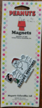 Vintage Peanuts Lucy &quot;Season&#39;s Greetings&quot; Christmas Fridge Magnet NEW MO... - £15.25 GBP