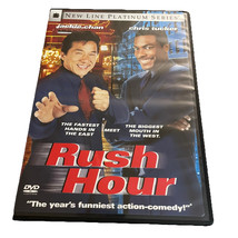 RUSH HOUR DVD New Line Platinum Series Jackie Chan Chris &amp; Tucker - $7.69