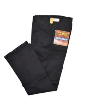 Vintage Dickies Pants Mens 34x33 Black Made in USA Workwear Jeans Willia... - £45.54 GBP