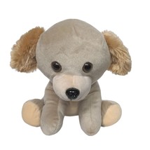 Calplush Tan Sitting Puppy Dog Plush Stuffed Animal 2019 10.5" - £16.23 GBP