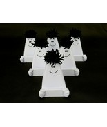 Mop Topper Stress Relief Square Rubber Phone Holder, Lot of 6, WHITE ~ #... - $13.37 CAD