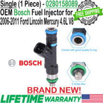 NEW Genuine Bosch 1Pc Fuel Injector for 2006-2011 Ford Crown Victoria 4.6L V8 - £77.31 GBP