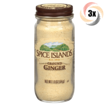 3x Jars Spice Islands Ground Ginger Seasoning | 1.9oz | Fast Shipping - £25.17 GBP