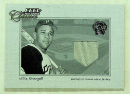 2001 Fleer Feel the Game Classics Baseball Card Willie Stargell Game-Used Jersey - £9.76 GBP