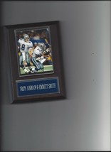 Troy Aikman &amp; Emmitt Smith Plaque Dallas Cowboys Football Nfl - $3.95