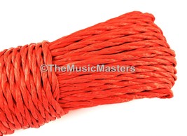 Red 50ft Twisted Poly UTILITY ROPE Line Cargo Tie Down Tent Cord Twine S... - £6.59 GBP