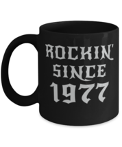 43 Year Old Classic Rock Mug 1977 43rd Birthday Gifts Mug for Men or Women  - $17.95
