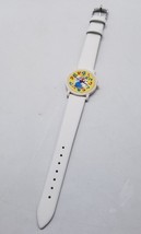 Disney Lorus Quartz GOOFY Watch White Leather (Replacement) Band V511-6A... - £20.59 GBP