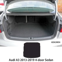 Leather car trunk storage pads for audi a3 8v 2013 2014 2015 2016 2017 2018 2019 thumb200