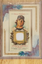 2007 Topps Allen &amp; Ginters Framed Mini Relics Brian Roberts AGR-BR Baseball Card - £8.54 GBP